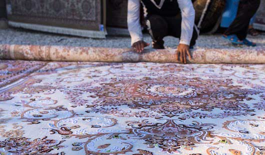 روش اصولی لول کردن قالی در قالیشویی تبریز